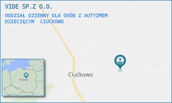 ODDZIAŁ DZIENNY DLA OSÓB Z AUTYZMEM DZIECIĘCYM - VIDE SP.Z O.O. - 59,  CIUĆKOWO