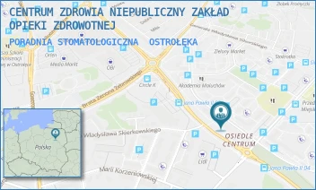 PORADNIA STOMATOLOGICZNA - CENTRUM ZDROWIA ADAM MUSZYŃSKI SPÓŁKA KOMANDYTOWO-AKCYJNA - PILECKIEGO 14,  OSTROŁĘKA