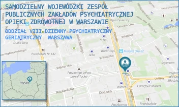 ODDZIAŁ VIII DZIENNY PSYCHIATRYCZNY GERIATRYCZNY - SAMODZIELNY WOJEWÓDZKI ZESPÓŁ PUBLICZNYCH ZAKŁADÓW PSYCHIATRYCZNEJ OPIEKI ZDROWOTNEJ W WARSZAWIE - PUŁAWSKA 87/89,  WARSZAWA