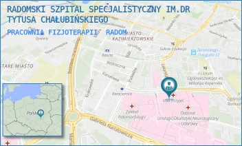 PRACOWNIA FIZJOTERAPII - RADOMSKI SZPITAL SPECJALISTYCZNY IM. DR TYTUSA CHAŁUBIŃSKIEGO - TOCHTERMANA 1,  RADOM