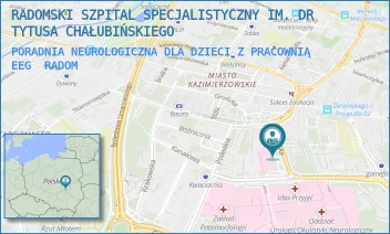 PORADNIA NEUROLOGICZNA DLA DZIECI Z PRACOWNIĄ EEG - RADOMSKI SZPITAL SPECJALISTYCZNY IM. DR TYTUSA CHAŁUBIŃSKIEGO - LEKARSKA 4,  RADOM