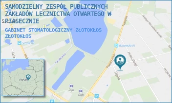 GABINET STOMATOLOGICZNY ZŁOTOKŁOS - SAMODZIELNY ZESPÓŁ PUBLICZNYCH ZAKŁADÓW LECZNICTWA OTWARTEGO W PIASECZNIE - RUNOWSKA 31,  ZŁOTOKŁOS