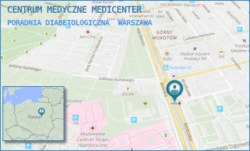 PORADNIA DIABETOLOGICZNA - CENTRUM MEDYCZNE MEDICENTER - WOŁOSKA 88,  WARSZAWA