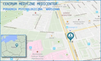 PORADNIA PSYCHOLOGICZNA - CENTRUM MEDYCZNE MEDICENTER - WOŁOSKA 88,  WARSZAWA