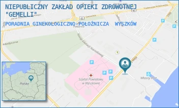 PORADNIA GINEKOLOGICZNO-POŁOŻNICZA - NIEPUBLICZNY ZAKŁAD OPIEKI ZDROWOTNEJ "GEMELLI" - 3 MAJA 43,  WYSZKÓW