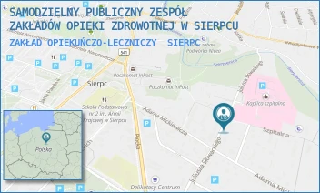 ZAKŁAD OPIEKUŃCZO-LECZNICZY - SAMODZIELNY PUBLICZNY ZESPÓŁ ZAKŁADÓW OPIEKI ZDROWOTNEJ W SIERPCU - SŁOWACKIEGO 32,  SIERPC