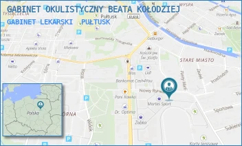 GABINET LEKARSKI - GABINET OKULISTYCZNY BEATA KOŁODZIEJ - NOWY RYNEK 6,  PUŁTUSK