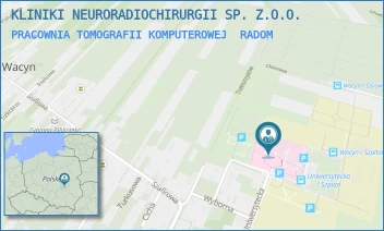 PRACOWNIA TOMOGRAFII KOMPUTEROWEJ - KLINIKI NEURORADIOCHIRURGII SP. Z.O.O. - UNIWERSYTECKA 6A,  RADOM