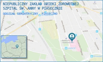 ODDZIAŁ GERIATRYCZNY - NIEPUBLICZNY ZAKŁAD OPIEKI ZDROWOTNEJ SZPITAL ŚW. ANNY W PIASECZNIE - MICKIEWICZA 39,  PIASECZNO