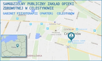 GABINET FIZJOTERAPII (PARTER) - SAMODZIELNY PUBLICZNY ZAKŁAD OPIEKI ZDROWOTNEJ W CELESTYNOWIE - REGUCKA 5,  CELESTYNÓW