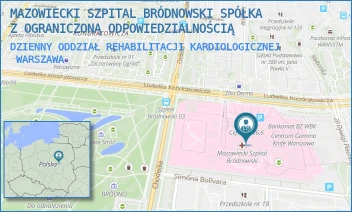 DZIENNY ODDZIAŁ REHABILITACJI KARDIOLOGICZNEJ - MAZOWIECKI SZPITAL BRÓDNOWSKI SPÓŁKA Z OGRANICZONĄ ODPOWIEDZIALNOŚCIĄ - KONDRATOWICZA 8,  WARSZAWA