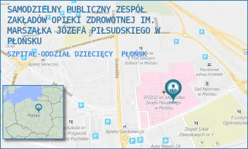 SZPITAL-ODDZIAŁ DZIECIĘCY - SAMODZIELNY PUBLICZNY ZESPÓŁ ZAKŁADÓW OPIEKI ZDROWOTNEJ IM. MARSZAŁKA JÓZEFA PIŁSUDSKIEGO W PŁOŃSKU - HENRYKA SIENKIEWICZA 7,  PŁOŃSK
