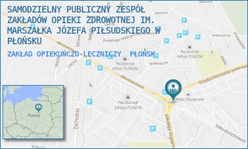 ZAKŁAD OPIEKUŃCZO-LECZNICZY - SAMODZIELNY PUBLICZNY ZESPÓŁ ZAKŁADÓW OPIEKI ZDROWOTNEJ IM. MARSZAŁKA JÓZEFA PIŁSUDSKIEGO W PŁOŃSKU - KS.ROMUALDA JAWORSKIEGO 3,  PŁOŃSK