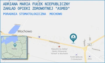 PORADNIA STOMATOLOGICZNA - ADRIANA MARIA FUŁEK NIEPUBLICZNY ZAKŁAD OPIEKI ZDROWOTNEJ "ASMED" - DOBRZYŃSKA 23,  MOCHOWO