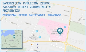 PODODDZIAŁ OPIEKI PALIATYWNEJ - SAMODZIELNY PUBLICZNY ZESPÓŁ ZAKŁADÓW OPIEKI ZDROWOTNEJ W PRZASNYSZU - SADOWA 9,  PRZASNYSZ