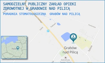 PORADNIA STOMATOLOGICZNA - SAMODZIELNY PUBLICZNY ZAKŁAD OPIEKI ZDROWOTNEJ W GRABOWIE NAD PILICĄ - PARKOWA 2,  GRABÓW NAD PILICĄ