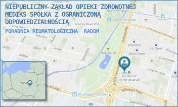 PORADNIA REUMATOLOGICZNA - NIEPUBLICZNY ZAKŁAD OPIEKI ZDROWOTNEJ MEDIKS SPÓŁKA Z OGRANICZONĄ ODPOWIEDZIALNOŚCIĄ - JÓZEFA MIRECKIEGO 10,  RADOM