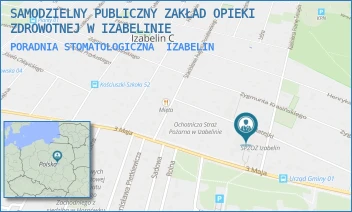 PORADNIA STOMATOLOGICZNA - SAMODZIELNY PUBLICZNY ZAKŁAD OPIEKI ZDROWOTNEJ W IZABELINIE - TETMAJERA 3A,  IZABELIN