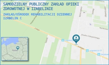 ZAKŁAD/OŚRODEK REHABILITACJI DZIENNEJ - SAMODZIELNY PUBLICZNY ZAKŁAD OPIEKI ZDROWOTNEJ W IZABELINIE - MARIANA LANGIEWICZA 2,  IZABELIN C
