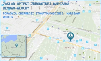PORADNIA CHIRURGII STOMATOLOGICZNEJ - ZAKŁAD OPIEKI ZDROWOTNEJ WARSZAWA BEMOWO-WŁOCHY - 1 SIERPNIA 36A,  WARSZAWA WŁOCHY
