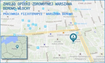 PRACOWNIA FIZJOTERAPII - ZAKŁAD OPIEKI ZDROWOTNEJ WARSZAWA BEMOWO-WŁOCHY - POWSTAŃCÓW ŚLĄSKICH 19,  WARSZAWA BEMOWO