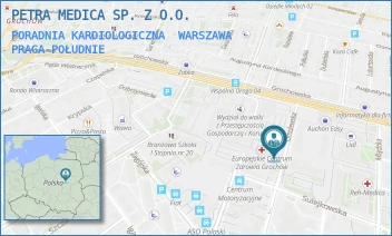 PORADNIA KARDIOLOGICZNA - PETRA MEDICA SP. Z O.O. - OMULEWSKA 27,  WARSZAWA PRAGA-POŁUDNIE