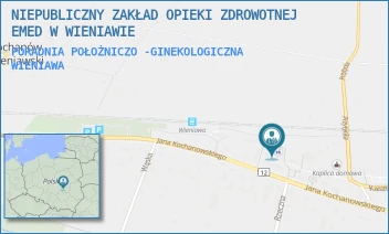 PORADNIA POŁOŻNICZO -GINEKOLOGICZNA - NIEPUBLICZNY ZAKŁAD OPIEKI ZDROWOTNEJ EMED W WIENIAWIE - KOCHANOWSKIEGO 86,  WIENIAWA