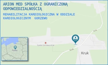REHABILITACJA KARDIOLOGICZNA W ODDZIALE KARDIOLOGICZNYM - ARION MED SPÓŁKA Z OGRANICZONĄ ODPOWIEDZIALNOŚCIĄ - KRUK 5,  GORZEWO