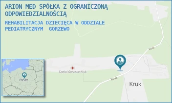 REHABILITACJA DZIECIĘCA W ODDZIALE PEDIATRYCZNYM - ARION MED SPÓŁKA Z OGRANICZONĄ ODPOWIEDZIALNOŚCIĄ - KRUK 5,  GORZEWO
