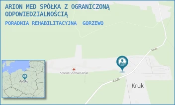 PORADNIA REHABILITACYJNA - ARION MED SPÓŁKA Z OGRANICZONĄ ODPOWIEDZIALNOŚCIĄ - KRUK 5/;,  GORZEWO