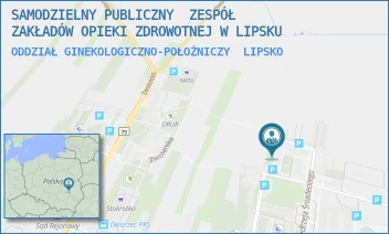 ODDZIAŁ GINEKOLOGICZNO-POŁOŻNICZY - SAMODZIELNY PUBLICZNY  ZESPÓŁ ZAKŁADÓW OPIEKI ZDROWOTNEJ W LIPSKU - JĘDRZEJA ŚNIADECKIEGO 2,  LIPSKO