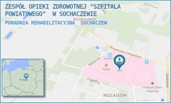 PORADNIA REHABILITACYJNA - ZESPÓŁ OPIEKI ZDROWOTNEJ "SZPITALA POWIATOWEGO"  W SOCHACZEWIE - BATALIONÓW CHLOPSKICH 3/7,  SOCHACZEW