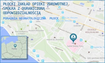 PORADNIA NEONATOLOGICZNA - PŁOCKI ZAKŁAD OPIEKI ZDROWOTNEJ SPÓŁKA Z OGRANICZONĄ ODPOWIEDZIALNOŚCIĄ - KOŚCIUSZKI 28,  PŁOCK