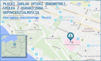 PRACOWNIA ENDOSKOPOWA - PŁOCKI ZAKŁAD OPIEKI ZDROWOTNEJ SPÓŁKA Z OGRANICZONĄ ODPOWIEDZIALNOŚCIĄ - KOŚCIUSZKI 28,  PŁOCK