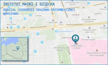 ODDZIAŁ CHIRURGII URAZOWO-ORTOPEDYCZNEJ - INSTYTUT MATKI I DZIECKA - KASPRZAKA 17/A,  WARSZAWA
