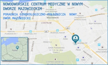 PORADNIA GINEKOLOGICZNO-POŁOŻNICZA - NOWODWORSKIE CENTRUM MEDYCZNE W NOWYM DWORZE MAZOWIECKIM - PADEREWSKIEGO 7,  NOWY DWÓR MAZOWIECKI