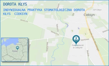 INDYWIDUALNA PRAKTYKA STOMATOLOGICZNA DOROTA KŁYS - DOROTA KŁYS - SPORTOWA 5,  CIEKSYN