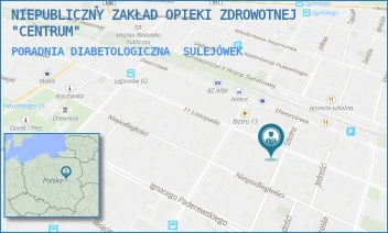 PORADNIA DIABETOLOGICZNA - NIEPUBLICZNY ZAKŁAD OPIEKI ZDROWOTNEJ "CENTRUM" - 11 LISTOPADA 87,  SULEJÓWEK