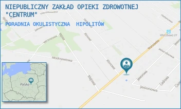 PORADNIA OKULISTYCZNA - NIEPUBLICZNY ZAKŁAD OPIEKI ZDROWOTNEJ "CENTRUM" - WARSZAWSKA 63,  HIPOLITÓW