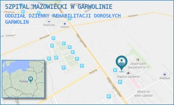 ODDZIAŁ DZIENNY REHABILITACJI DOROSŁYCH - SZPITAL MAZOWIECKI W GARWOLINIE - ALEJA LEGIONÓW 11,  GARWOLIN