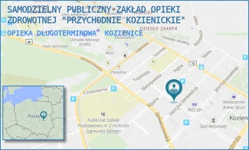OPIEKA DŁUGOTERMINOWA - SAMODZIELNY PUBLICZNY ZAKŁAD OPIEKI ZDROWOTNEJ "PRZYCHODNIE KOZIENICKIE" - SIENKIEWICZA 28,  KOZIENICE