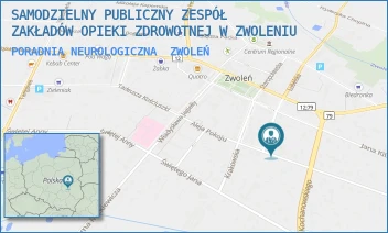 PORADNIA NEUROLOGICZNA - SAMODZIELNY PUBLICZNY ZESPÓŁ ZAKŁADÓW OPIEKI ZDROWOTNEJ W ZWOLENIU - AL.POKOJU 5,  ZWOLEŃ