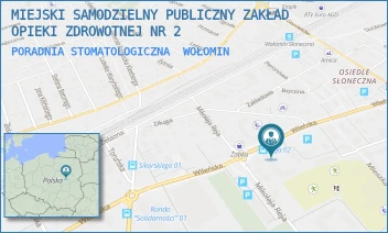 PORADNIA STOMATOLOGICZNA - MIEJSKI SAMODZIELNY PUBLICZNY ZAKŁAD OPIEKI ZDROWOTNEJ NR 2 - WILEŃSKA 74,  WOŁOMIN