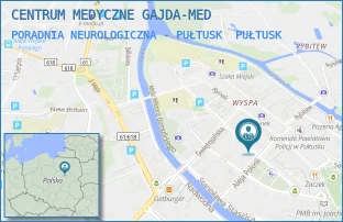 PORADNIA NEUROLOGICZNA - PUŁTUSK - CENTRUM MEDYCZNE GAJDA-MED - PIOTRA SKARG 23/29,  PUŁTUSK