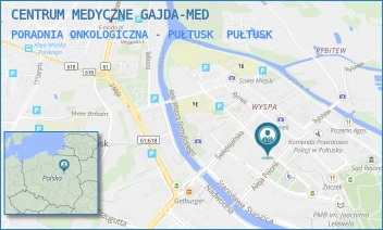 PORADNIA ONKOLOGICZNA - PUŁTUSK - CENTRUM MEDYCZNE GAJDA-MED - PIOTRA SKARG 23/29,  PUŁTUSK