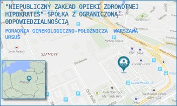 PORADNIA GINEKOLOGICZNO-POŁOŻNICZA - "NIEPUBLICZNY ZAKŁAD OPIEKI ZDROWOTNEJ HIPOKRATES" SPÓŁKA Z OGRANICZONĄ ODPOWIEDZIALNOŚCIĄ - PLAC CZERWCA 1976 1,  WARSZAWA URSUS