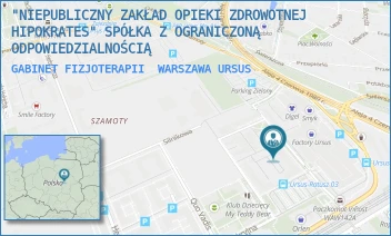 GABINET FIZJOTERAPII - "NIEPUBLICZNY ZAKŁAD OPIEKI ZDROWOTNEJ HIPOKRATES" SPÓŁKA Z OGRANICZONĄ ODPOWIEDZIALNOŚCIĄ - PLAC CZERWCA 1976 1,  WARSZAWA URSUS
