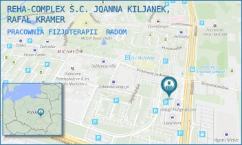 PRACOWNIA FIZJOTERAPII - REHA-COMPLEX S.C. JOANNA KILJANEK, RAFAŁ KRAMER - SOBIESKIEGO 1,  RADOM