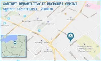 GABINET FIZJOTERAPII - GABINET REHABILITACJI RUCHOWEJ GEMINI - WIATRACZNA 19,  ŻUROMIN