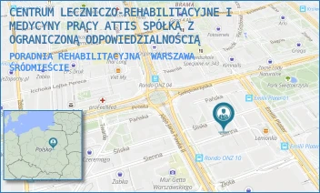 PORADNIA REHABILITACYJNA - CENTRUM LECZNICZO-REHABILITACYJNE I MEDYCYNY PRACY ATTIS SPÓŁKA Z OGRANICZONĄ ODPOWIEDZIALNOŚCIĄ - ŚLISKA 5,  WARSZAWA ŚRÓDMIEŚCIE